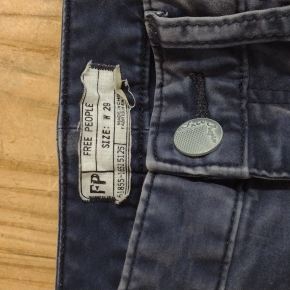 Free People Mid Rise Moto Jeans - Picture 5 of 11